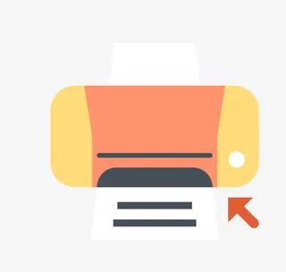 矢量打印机素材免抠