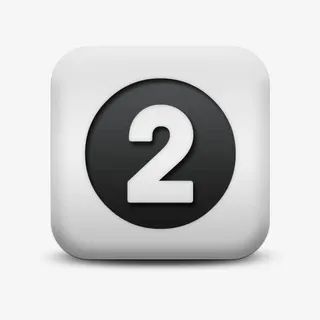 磨砂白广场图标字母数字固体字母免抠