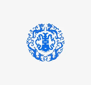 青花瓷花纹免抠