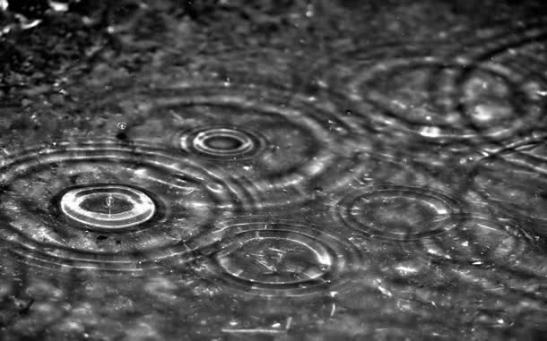 夏日雨滴水晕漩涡免抠