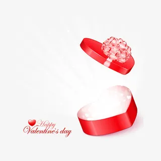 打开的礼盒免抠