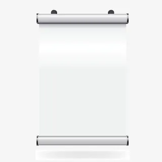 矢量立体通告栏告示栏展示板免抠