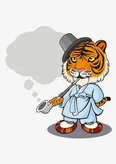 帅气老虎免抠 帅气老虎免抠