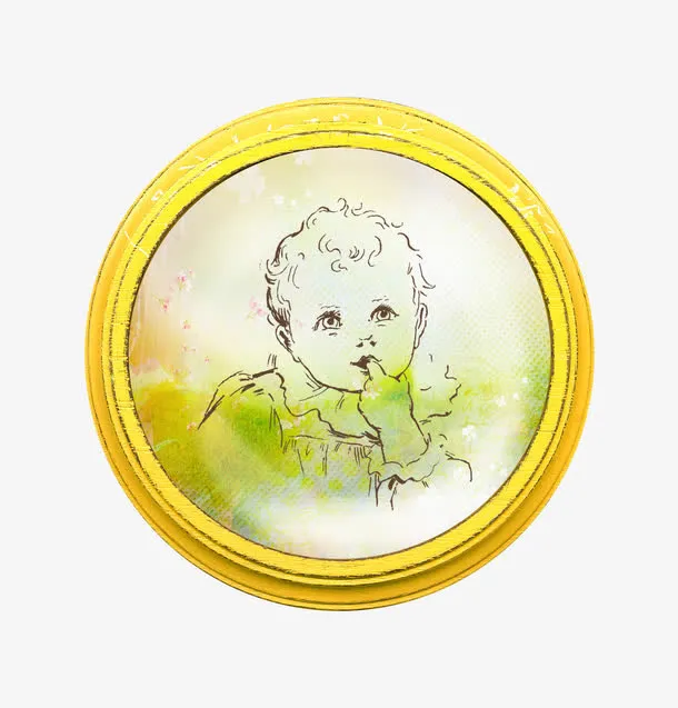 呆萌小孩画像免抠