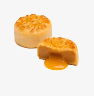 诱人美味流心月饼免抠