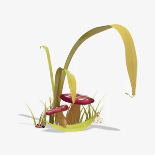 秋天稻花香免抠