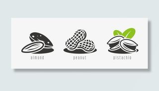 坚果矢量图免抠