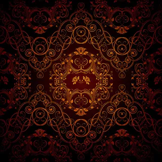 欧式花纹商务背景高清