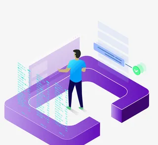 卡通扁平化数字电脑未来科技免抠