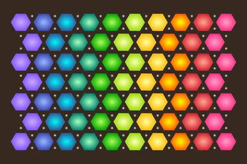 多彩渐变几何背景高清