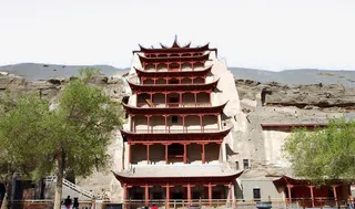 甘肃敦煌莫高窟免抠