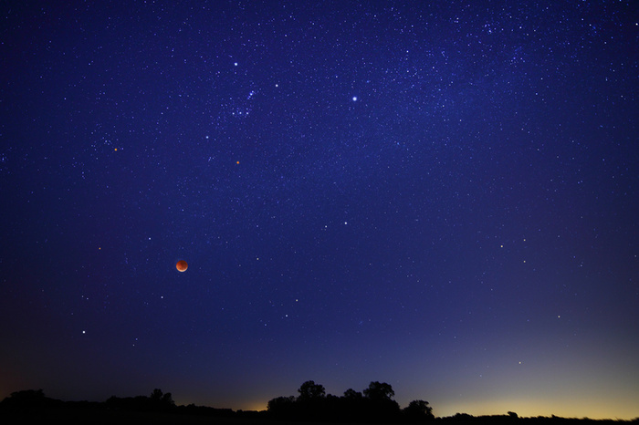 夜空 星空 静谧 夜晚高清