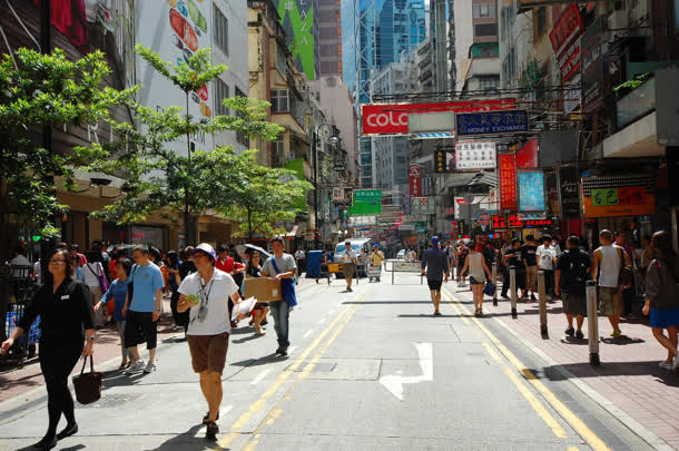 中国街道风情浪漫免抠