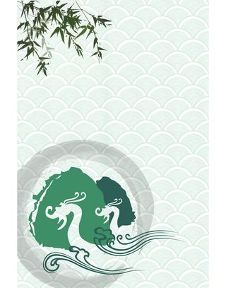 传统元素花纹纹理端午节平面广告高清