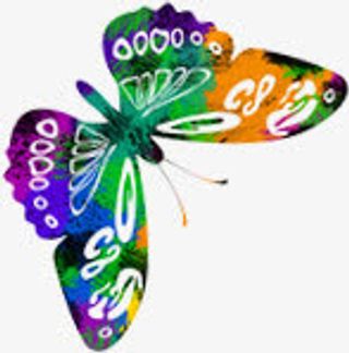 炫彩春天设计蝴蝶免抠装饰动物元素
