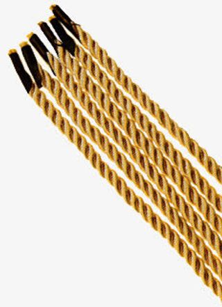 金棕色鞋带七夕免抠