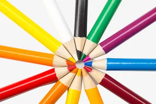 好看的彩色画笔免抠