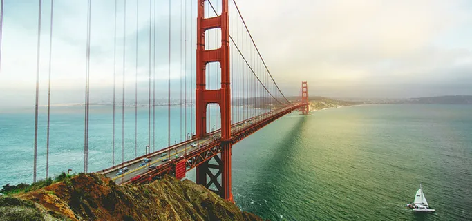 金门大桥背景图高清