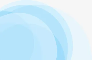 蓝色潮流圆圈免抠