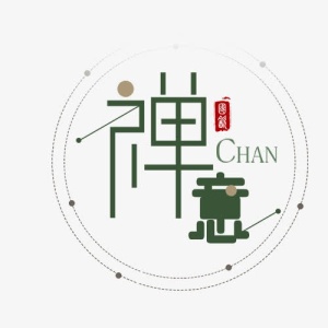 绿色禅意免抠