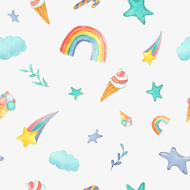 可爱的卡通手绘免抠