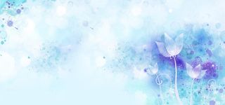 小清新 手绘荷花 喷墨效果背景高清