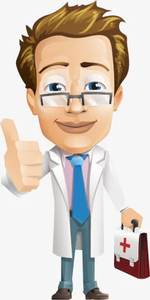 卡通医生免抠