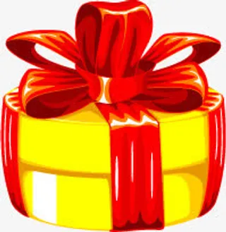 黄色礼盒情暖冬日图片免抠