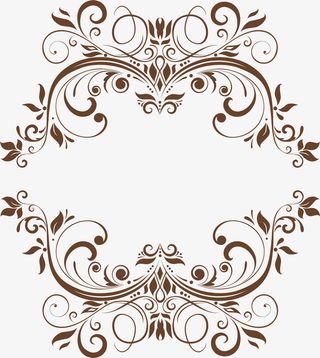 欧式的手绘背景底图