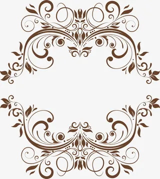 欧式的手绘背景底图