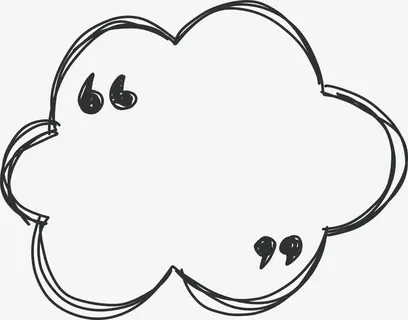 手绘花边线条边框免抠