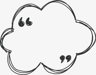 手绘花边线条边框免抠