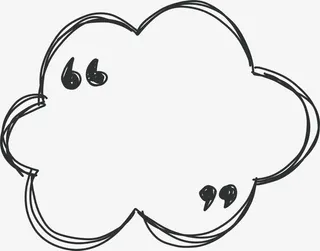 手绘花边线条边框免抠