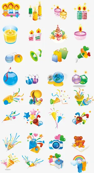 节日氛围图标合集免抠