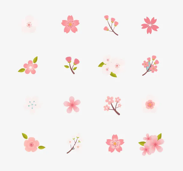 美丽樱花图标免抠