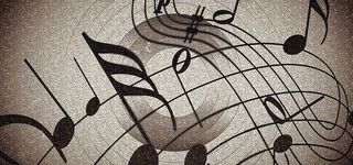 灰色纹理音乐符号背景高清