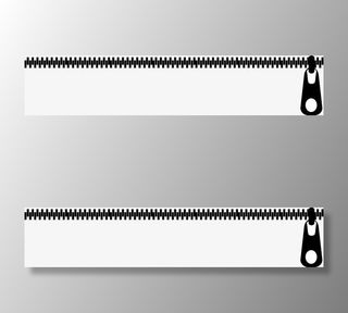 黑色拉链设计图免抠手绘/卡通卡通元素