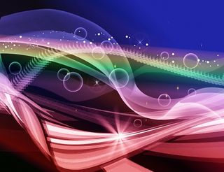 绚丽飘带简约背景高清