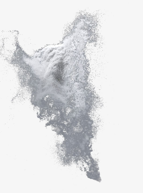 白色漂浮粉末免抠