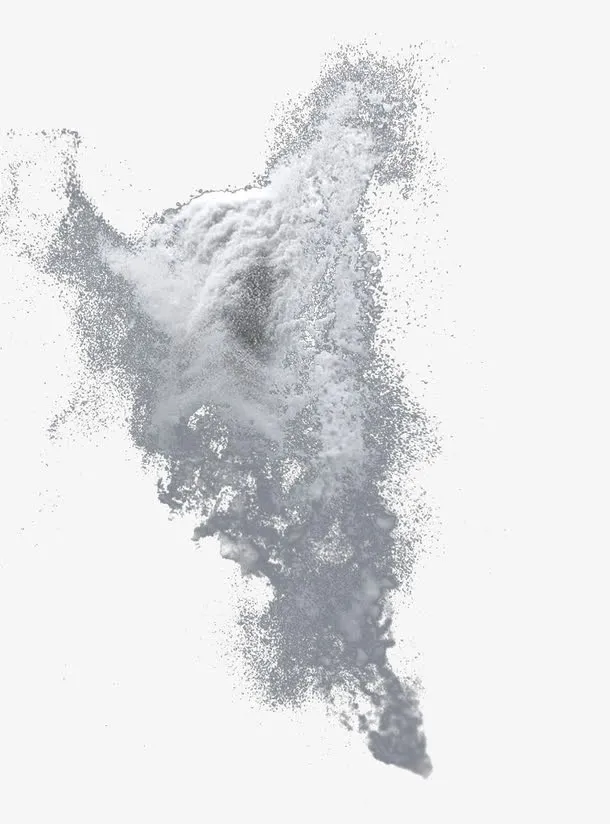 白色漂浮粉末免抠