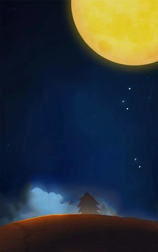 梦幻中秋H5背景高清