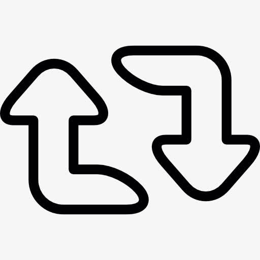 刷新弯箭头图标免抠