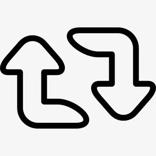 刷新弯箭头图标免抠