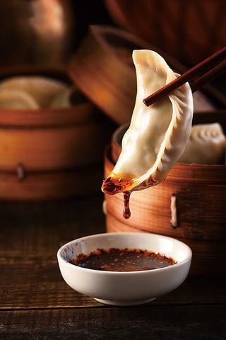 早餐店茶餐厅饺子食物宣传海报高清