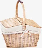 可爱时尚春天花篮免抠