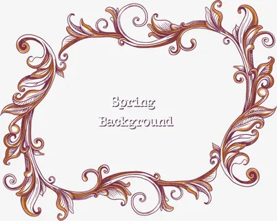 矢量复古边框纹理免扣素材免抠