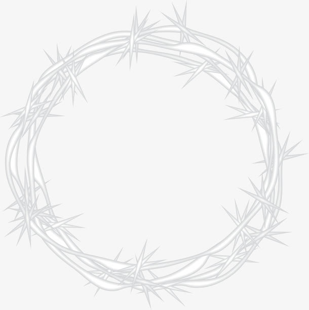 荆棘冠矢量免抠