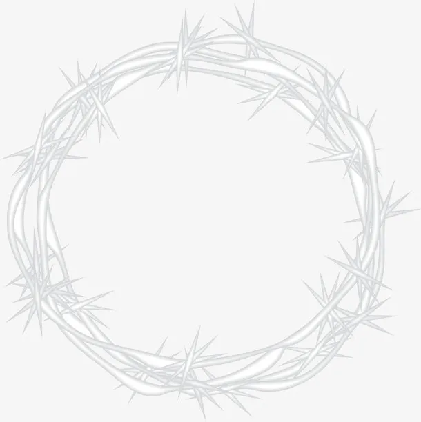 荆棘冠矢量免抠