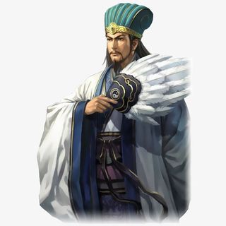 卡通中国风水墨三国人物诸葛亮插免抠