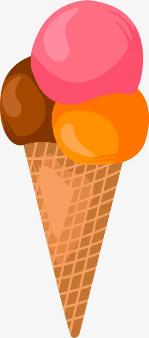 矢量冰激凌设计图免抠